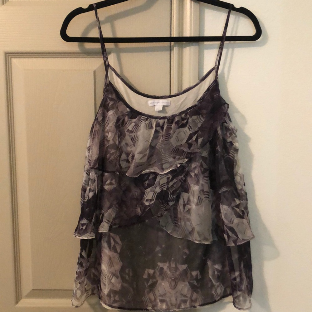 NY&C Flowy Patterned Tank Top